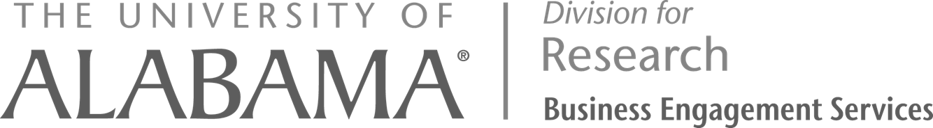 Division for Research BES_Grayscale University of Alabama Office for Business Engagement Services